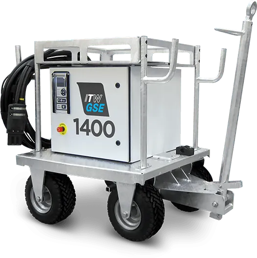 ground power unit power supply for aircraft